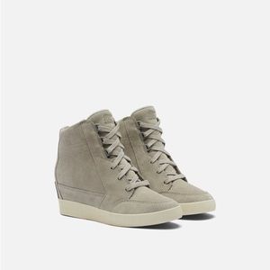 Sorel Women's Out N About Wedge Bootie - Dove/Quarry Size 8